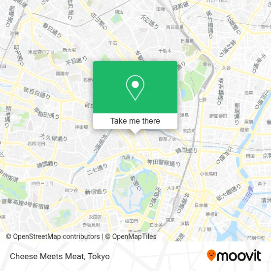 Cheese Meets Meat map