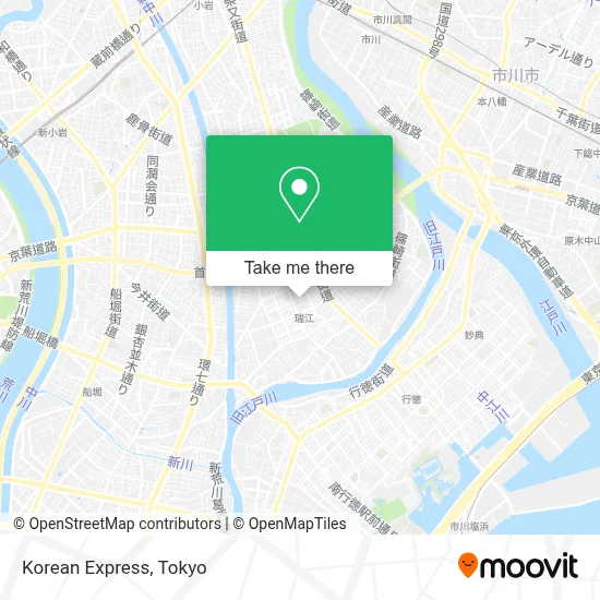 Korean Express map