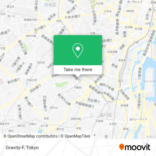 Gravity-F map