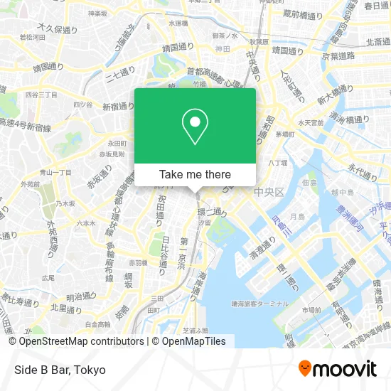 Side B Bar map