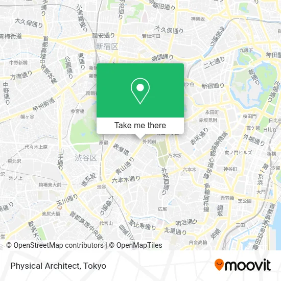 Physical Architect map