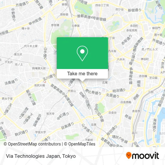 Via Technologies Japan map