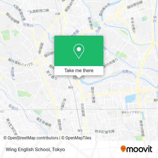 Wing English School map