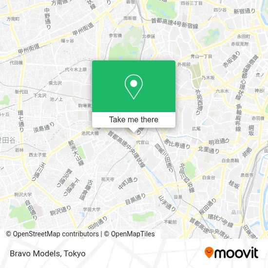 Bravo Models map
