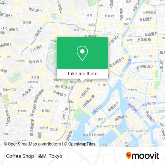 Coffee Shop H&M map