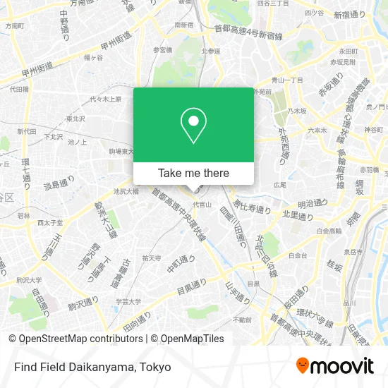 Find Field Daikanyama map