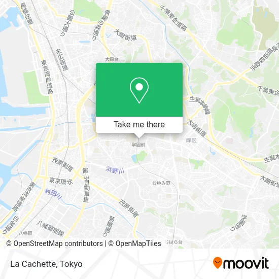 La Cachette map