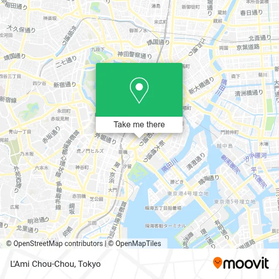 L'Ami Chou-Chou map