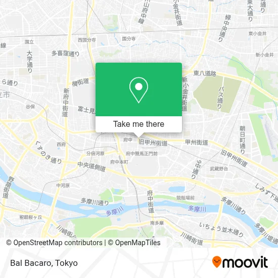 Bal Bacaro map