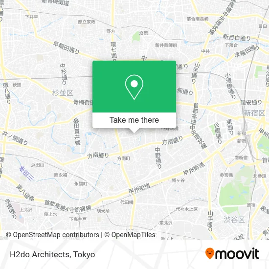 H2do Architects map