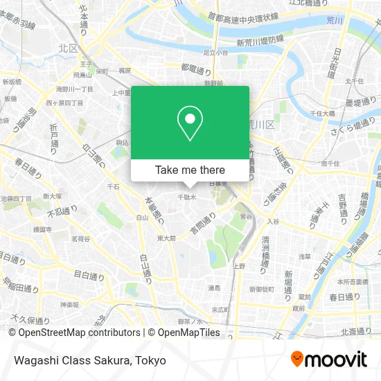 Wagashi Class Sakura map