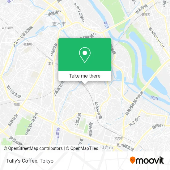 Tully's Coffee map