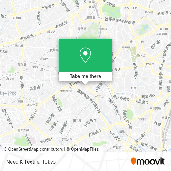Need'K Textile map