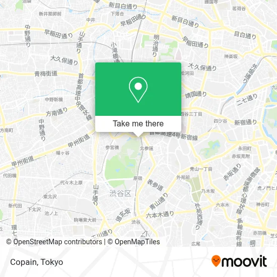 Copain map