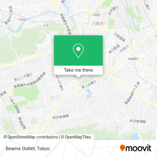 Beams Outlet map