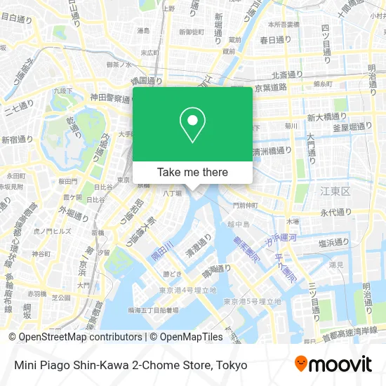 Mini Piago Shin-Kawa 2-Chome Store map