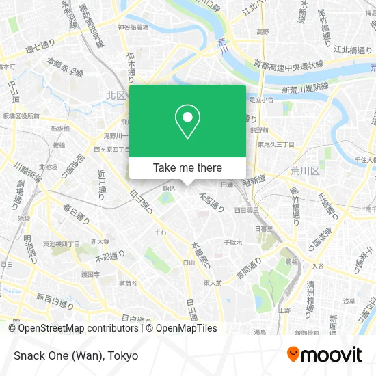 Snack One (Wan) map