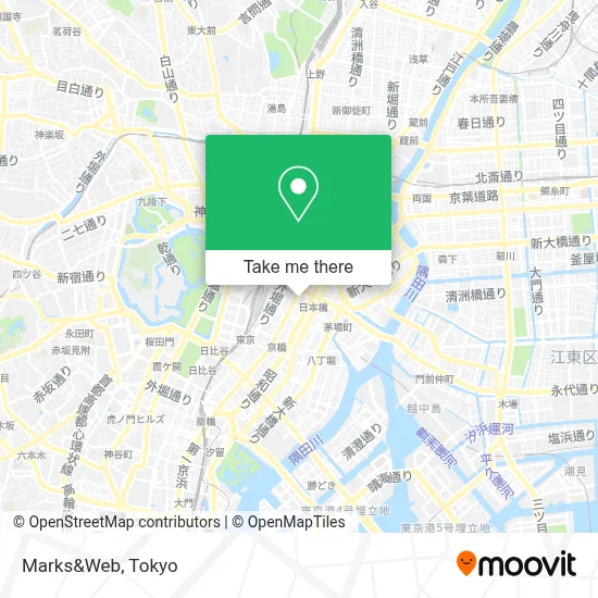 Marks&Web map