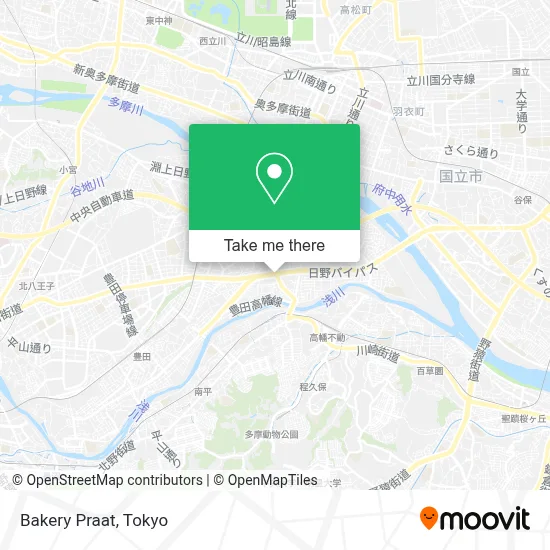Bakery Praat map