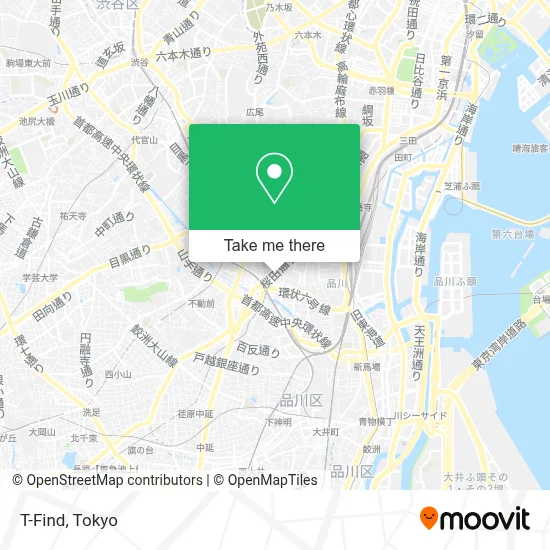 T-Find map
