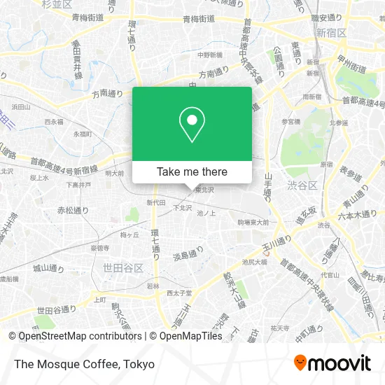 The Mosque Coffee map
