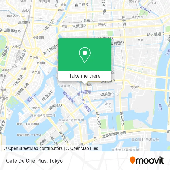Cafe De Crie Plus map