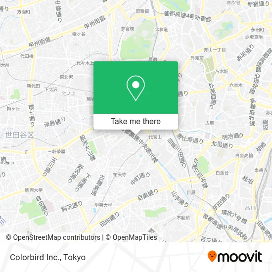 Colorbird Inc. map