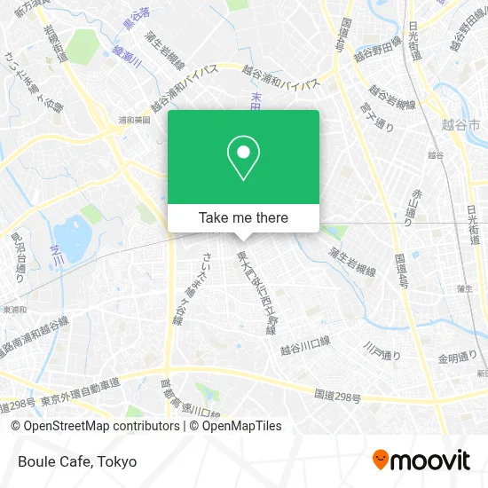 Boule Cafe map