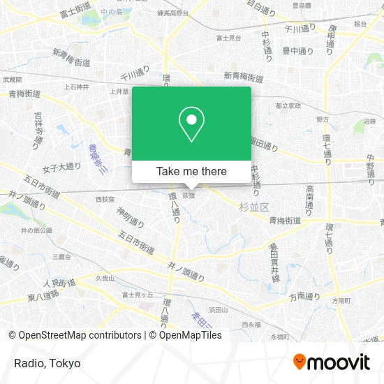 Radio map