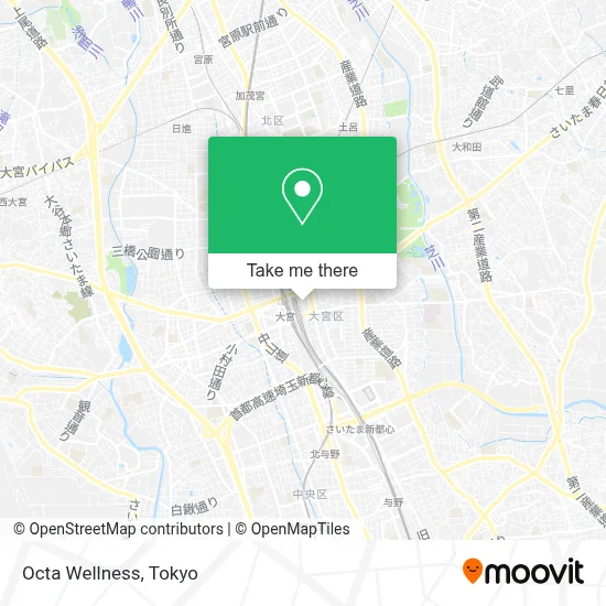 Octa Wellness map