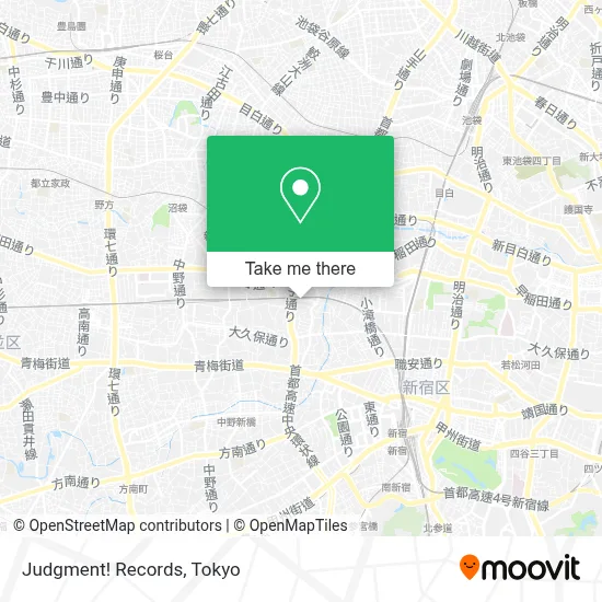 Judgment! Records map