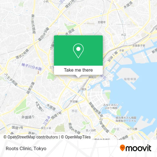 Roots Clinic map