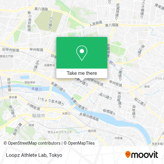 Loopz Athlete Lab map
