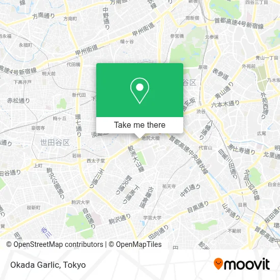 Okada Garlic map
