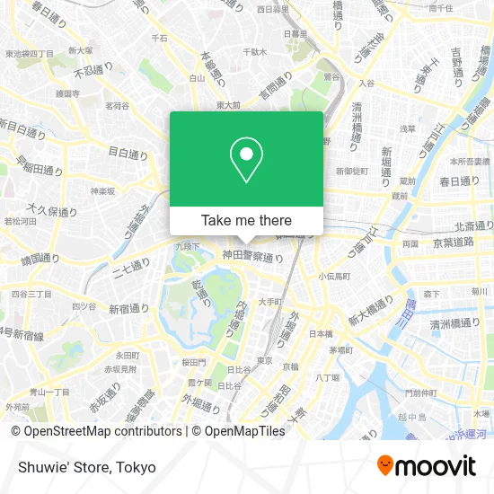 Shuwie' Store map