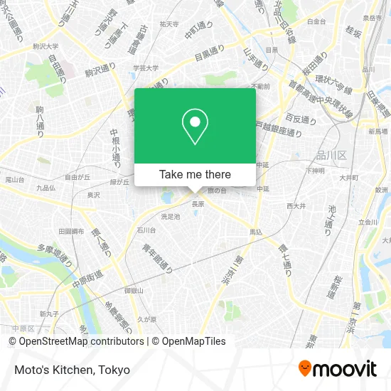 Moto's Kitchen map