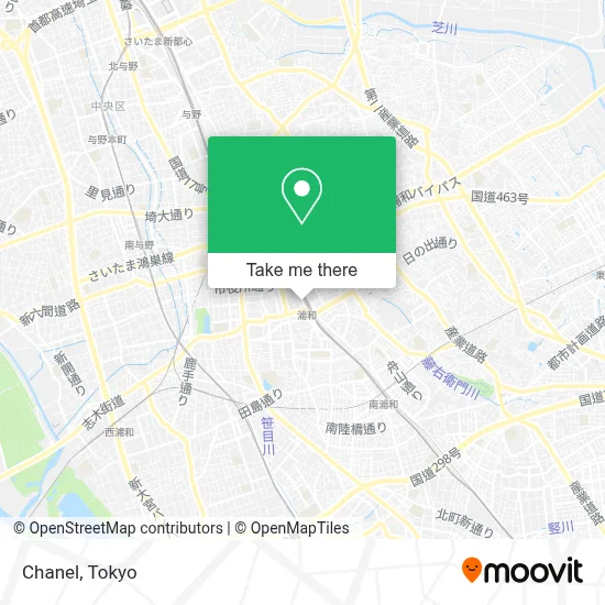 Chanel map