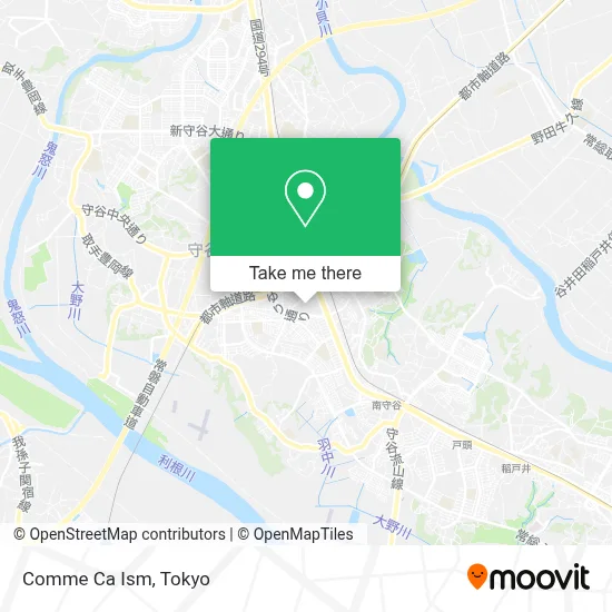 Comme Ca Ism map
