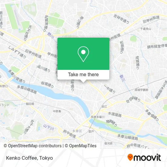 Kenko Coffee map