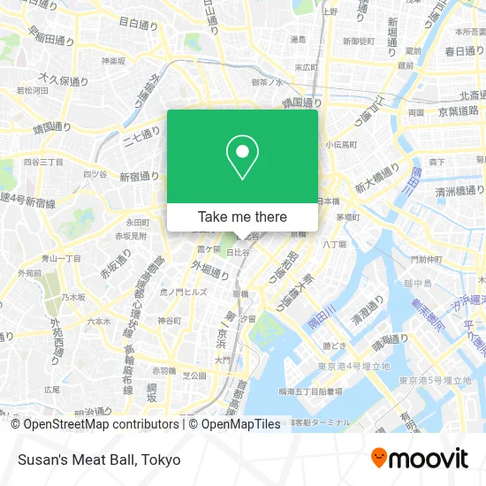 Susan's Meat Ball map