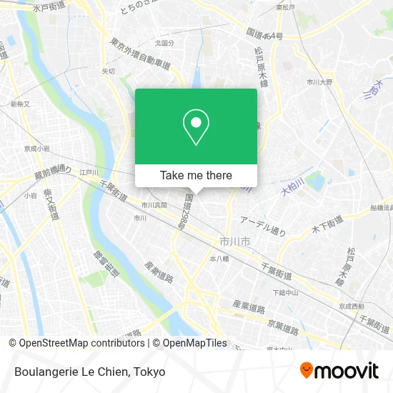 Boulangerie Le Chien map