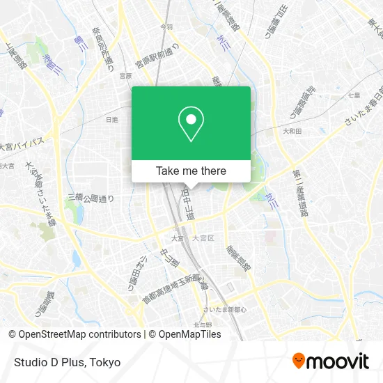 Studio D Plus map
