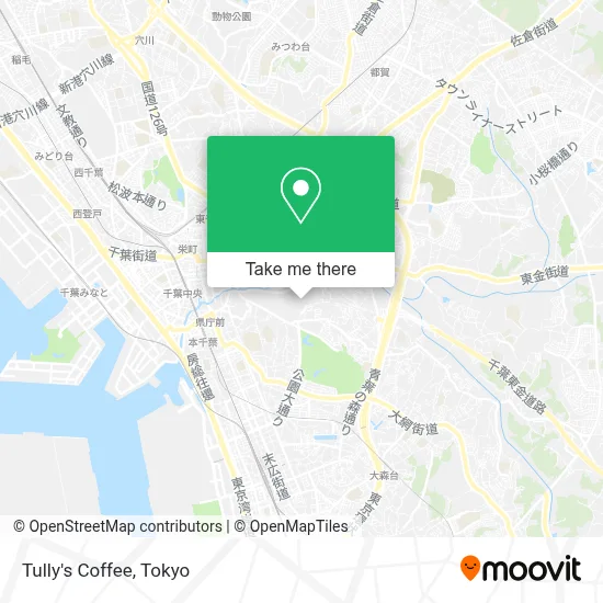 Tully's Coffee map
