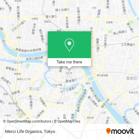 Merci Life Organics map