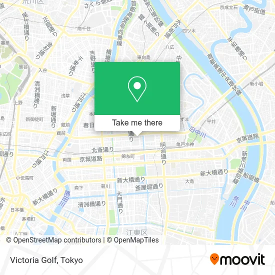 Victoria Golf map