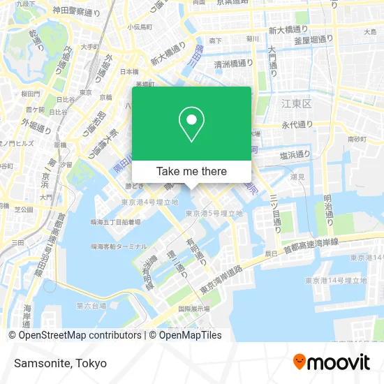 Samsonite map