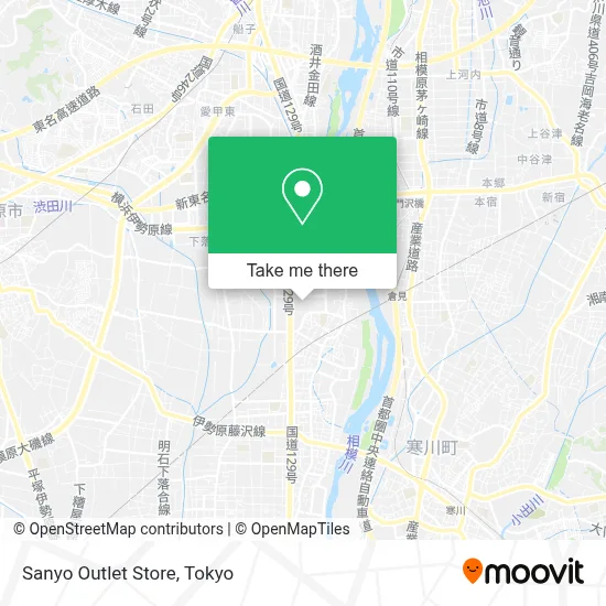 Sanyo Outlet Store map