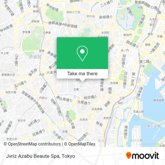 Jvriz Azabu Beaute Spa map