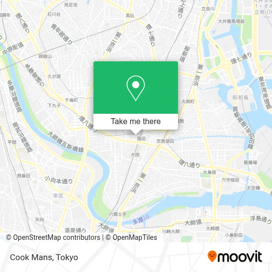 Cook Mans map