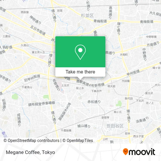 Megane Coffee map